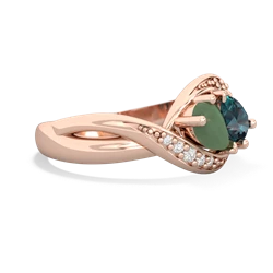 Jade Summer Winds 14K Rose Gold ring R5342