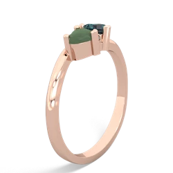 Jade Sweethearts 14K Rose Gold ring R5260