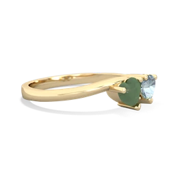 Jade Sweethearts 14K Yellow Gold ring R5260