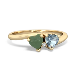 Jade Sweethearts 14K Yellow Gold ring R5260