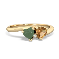 Jade Sweethearts 14K Yellow Gold ring R5260