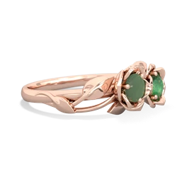 Jade Rose Garden 14K Rose Gold ring R5510