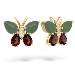 matching earrings - Butterfly