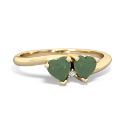 Jade Sweethearts 14K Yellow Gold ring R5260