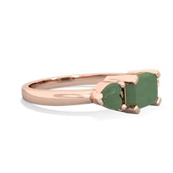 Alexandrite Three Stone 14K Rose Gold ring R5235