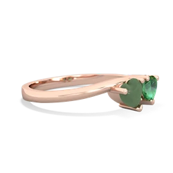 Jade Sweethearts 14K Rose Gold ring R5260