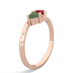 Jade Sweethearts 14K Rose Gold ring R5260