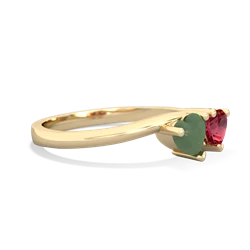 Jade Sweethearts 14K Yellow Gold ring R5260