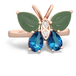 matching rings - Butterfly