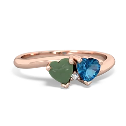 Jade Sweethearts 14K Rose Gold ring R5260