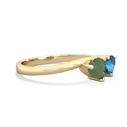 Jade Sweethearts 14K Yellow Gold ring R5260