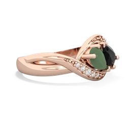 Jade Summer Winds 14K Rose Gold ring R5342