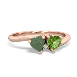 Jade Sweethearts 14K Rose Gold ring R5260