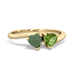 Jade Sweethearts 14K Yellow Gold ring R5260