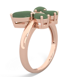 Jade Butterfly 14K Rose Gold ring R2215