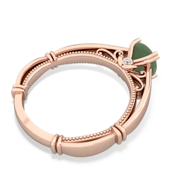 Jade Renaissance 14K Rose Gold ring R27806RD