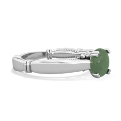 Jade Renaissance 14K White Gold ring R27806RD