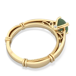 Jade Renaissance 14K Yellow Gold ring R27806RD