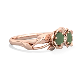 Jade Rose Garden 14K Rose Gold ring R5510