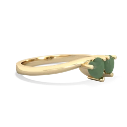 Jade Sweethearts 14K Yellow Gold ring R5260