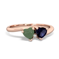 Jade Sweethearts 14K Rose Gold ring R5260