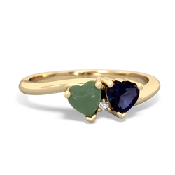 Jade Sweethearts 14K Yellow Gold ring R5260