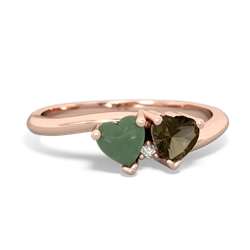 Jade Sweethearts 14K Rose Gold ring R5260