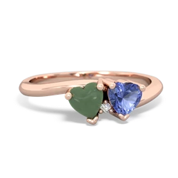 Jade Sweethearts 14K Rose Gold ring R5260