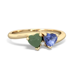 Jade Sweethearts 14K Yellow Gold ring R5260