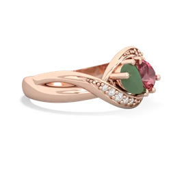 Jade Summer Winds 14K Rose Gold ring R5342