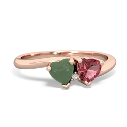 Jade Sweethearts 14K Rose Gold ring R5260