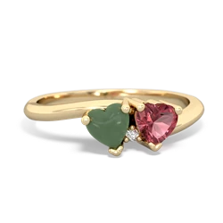 Jade Sweethearts 14K Yellow Gold ring R5260