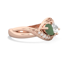 Jade Summer Winds 14K Rose Gold ring R5342