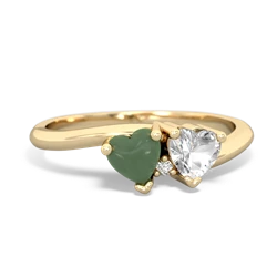 Jade Sweethearts 14K Yellow Gold ring R5260