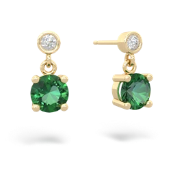 matching earrings - Round Stud
