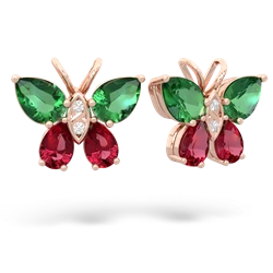 matching earrings - Butterfly