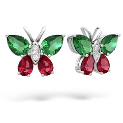 matching earrings - Butterfly