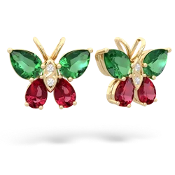 matching earrings - Butterfly