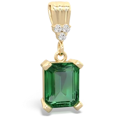 lab_emerald art_deco pendants
