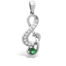 lab_emerald curls pendants