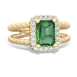 lab_emerald couture rings