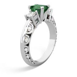 lab_emerald art_deco rings