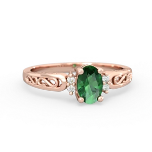 similar item - Filligree Scroll Oval