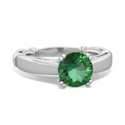 lab_emerald antique rings