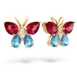 matching earrings - Butterfly