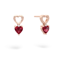 matching earrings - Four Hearts