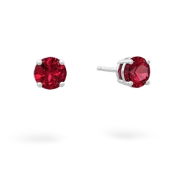 matching earrings - 5mm Round Stud