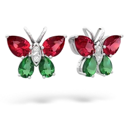 matching earrings - Butterfly