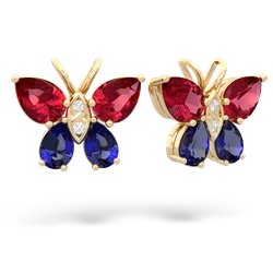 matching earrings - Butterfly