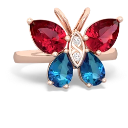 matching rings - Butterfly